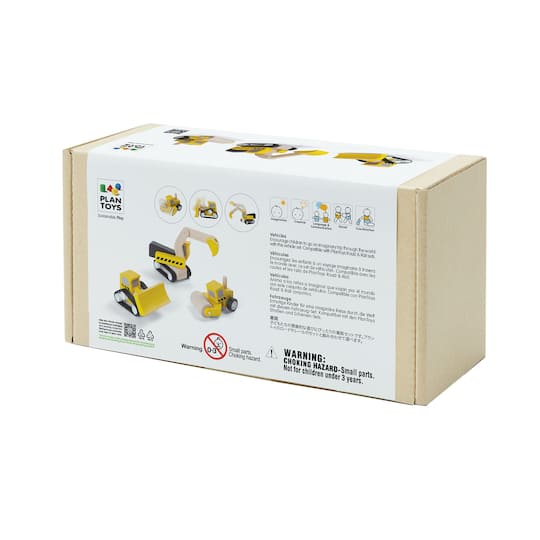 PlanToys Road Construction Wooden Playset